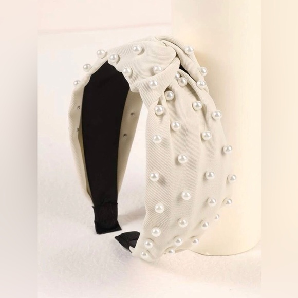 New Set of 2 Pearl Accented Headbands ~ Hair Accessories - Picture 12 of 15